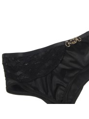 SUBBLIME - 3-DELIGE SET BH + TRANG + KOUSENBAND ZWART KANT L/XL