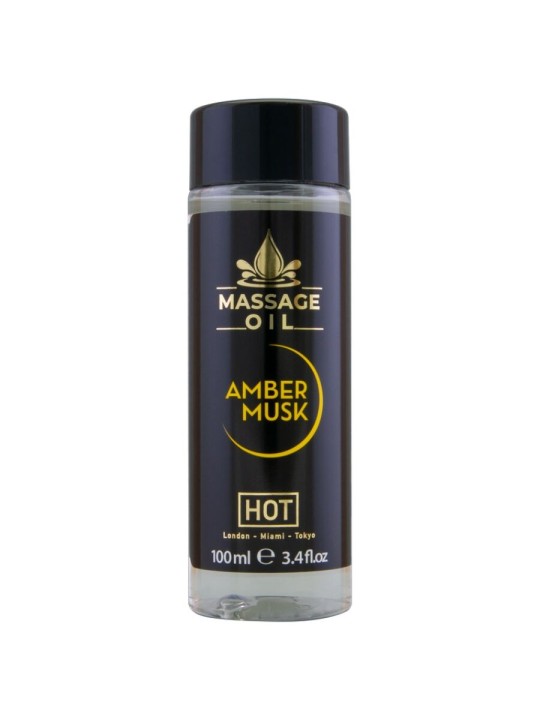 HOT - LEO DE MASSAGEM ÂMBAR E ALMÍSCAR 100 ML