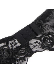 SUBBLIME - SET DE 3 PIEZAS SUJETADOR + TANGA + LIGA ESTAMPADO FLORAL N