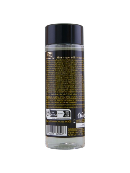 HOT - MASSAGE OIL AMBER & MUSK 100 ML