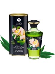 SHUNGA - ÓLEO DE MASSAGEM COM EFEITO CALOR DE CHÁ VERDE ORGÂNICO 100 M