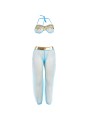 SUBBLIME - SET DI LINGERIE BLU STILE INDIA L/XL