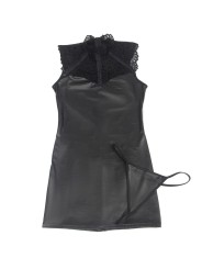 SUBBLIME - SEXY LEATHER DRESS S/M