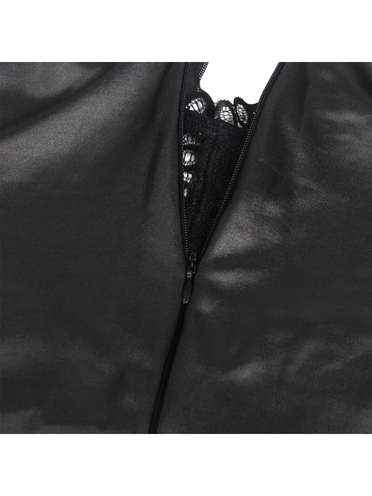 SUBBLIME - SEXY LEATHER DRESS S/M