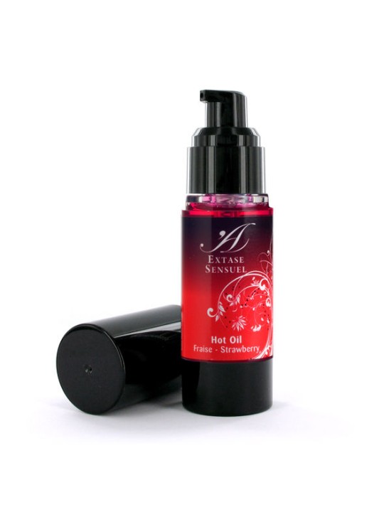 EXTASE SENSUAL - ÓLEO ESTIMULANTE DE CALOR DE MORANGO 30 ML