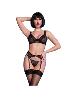 CHILIROSE - CR 4692 SET FOUR PIECES BLACK M
