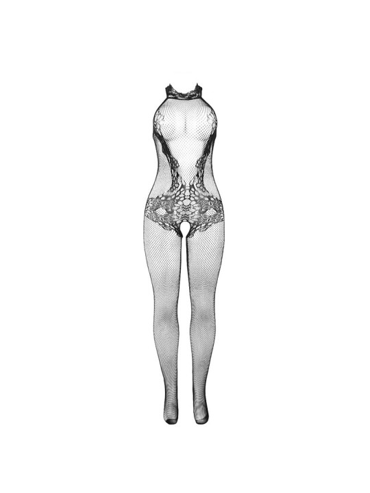 SUBBLIME - 951801 BODYSTOCKING RÉSILLE ET DENTELLE SANS FOURREAU COL M