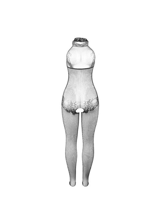SUBBLIME - 951801 BODYSTOCKING RÉSILLE ET DENTELLE SANS FOURREAU COL M