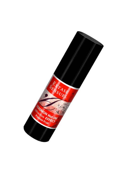 EXTASE SENSUAL - ÓLEO DE MASSAGEM DE EFEITO CALOR COM FEROMÔNIOS DE MA