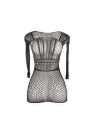 SUBBLIME - 951931 SHORT FISHNET DRESS WITH BARE BACK ONE SIZE