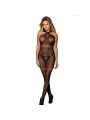 SUBBLIME - 951948 BODYSTOCKING RÉSEILLE AVEC BRETELLES CROISÉES NOIR T