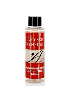 EXTASE SENSUAL - ÓLEO DE MASSAGEM DE EFEITO DE CALOR COM FEROMONAS DE 