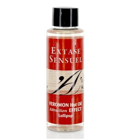 EXTASE SENSUAL - HEAT EFFECT MASSAGE OIL WITH PIRULET PHEROMONES 100 M