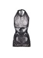 SUBBLIME - 952075 ROBE COURTE EN RÉSILLE AVEC DÉTAIL DOS ET COEUR NOIR
