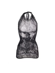 SUBBLIME - 952075 ROBE COURTE EN RÉSILLE AVEC DÉTAIL DOS ET COEUR NOIR