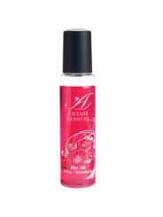 EXTASE SENSUAL - ÓLEO ESTIMULANTE DE MORANGO CALOR VIAGEM 35 ML