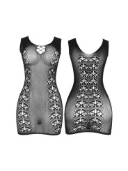 SUBBLIME - 952167 VESTITO CORTO A RETE ELASTICA NERO TAGLIA UNICA