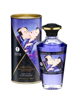 SHUNGA - OLIO DA MASSAGGIO EFFETTO CALORE SAPORE DI FRUTTA ESOTICA 100