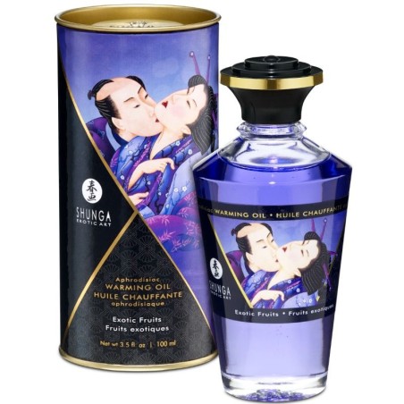 SHUNGA - EXOTISCHE FRUITSMAAK WARMTE-EFFECT MASSAGEOLIE 100 ML