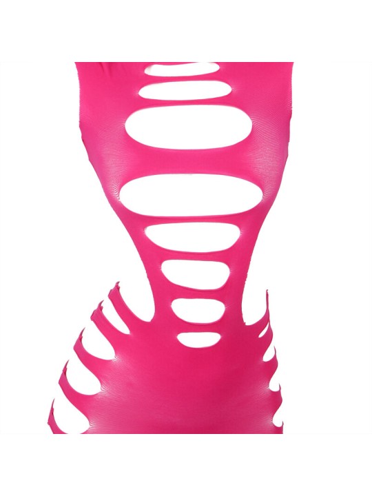 SUBBLIME - 952273 ROBE RÉSILLE ÉLASTIQUE MANCHES LONGUES ROSE TAILLE U