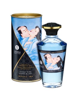 SHUNGA - HUILE DE MASSAGE EFFET CHALEUR SAVEUR COCO 100 ML