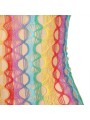 SUBBLIME - 952365 REGENBOOG OFF THE SHOULDER MESH JURK ONE SIZE