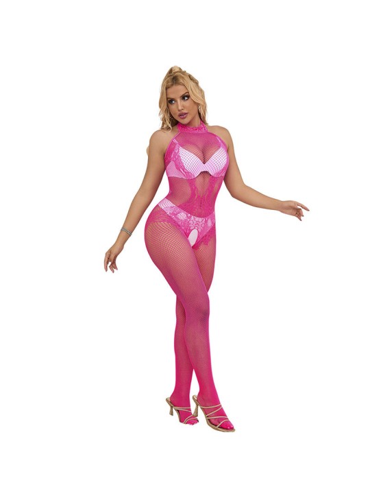 SUBBLIME - 952389 BODYSTOCKING MIT SCHNITTFREIEM NETZ UND SPITZE MIT H