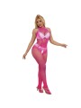 SUBBLIME - 952389 BODYSTOCKING A RETE E PIZZO SENZA CAVALLO CON COLLO 