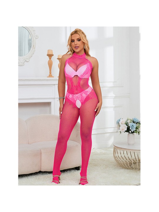 SUBBLIME - 952389 BODYSTOCKING MIT SCHNITTFREIEM NETZ UND SPITZE MIT H