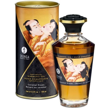 SHUNGA - KARAMELSMAAK WARMTE-EFFECT MASSAGEOLIE 100 ML