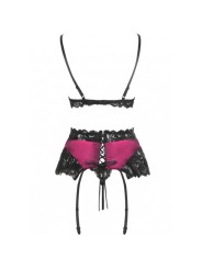LIVCO CORSETTI FASHION - NAHIR LC 20214 SUTIÃ + CALCINHA + CINTO-LIGA 
