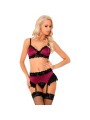 LIVCO CORSETTI FASHION - NAHIR LC 20214 BH + HÖSCHEN + STRUMPFGÜRTEL L