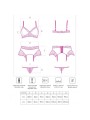 LIVCO CORSETTI FASHION - NAHIR LC 20214 SUJETADOR + PANTY + LIGUERO L/