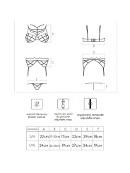 LIVCO CORSETTI FASHION - SOLEDAD LC 20217 BH + HÖSCHE + STRUMPFGÜRTEL 