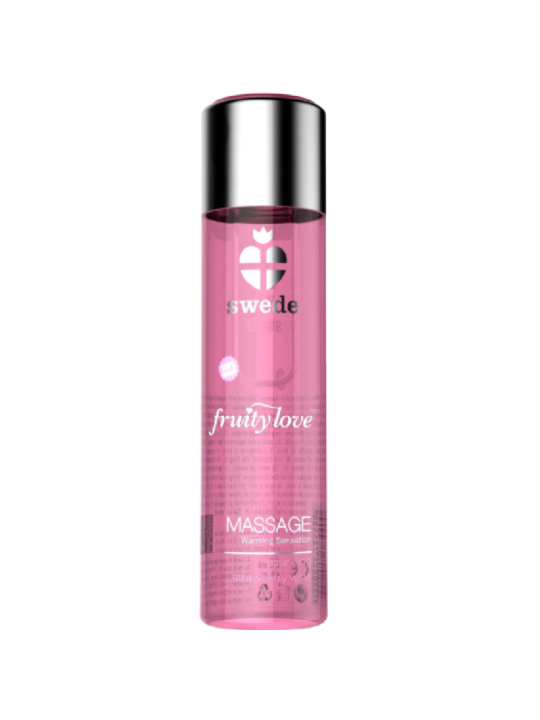 SWEDE - FRUITY LOVE HUILE DE MASSAGE EFFET CHAUFFANT VIN MOUSSEUX FRAI