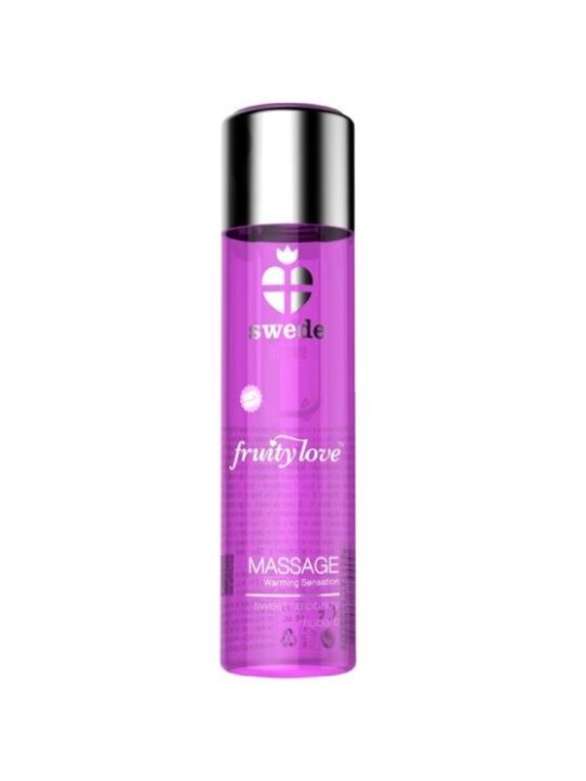 SWEDE - FRUITY LOVE OLIO DA MASSAGGIO EFFETTO RISCALDANTE LAMPONE ROSA