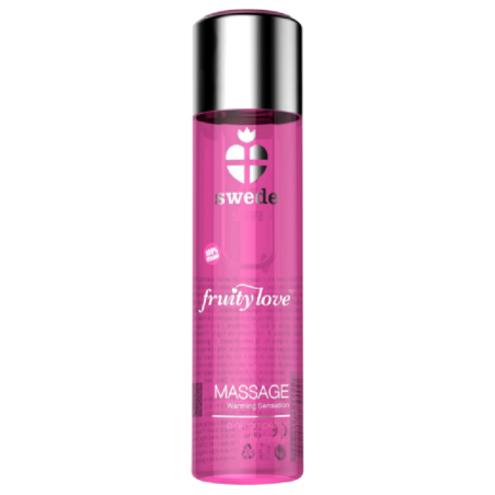 SWEDE - FRUITY LOVE EFEITO DE AQUECIMENTO ÓLEO DE MASSAGEM ROSA FRAMBO