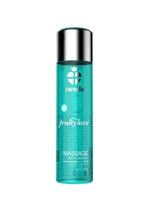 SWEDE - FRUITY LOVE HUILE DE MASSAGE EFFET CHAUFFANT CASSIS ET CITRON 