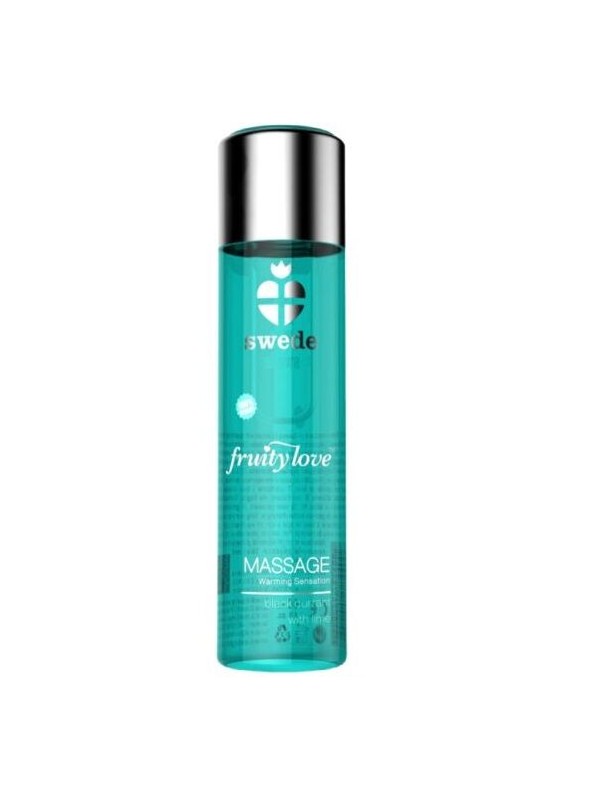 SWEDE - FRUITY LOVE MASSAGEÖL MIT WÄRMENDEM EFFEKT, SCHWARZE JOHANNISB