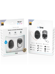 ONLINE - OVO VIBRANTE COM CONTROLE REMOTO S PRETO