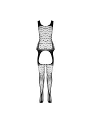 PASSION - BS 104 BODYSTOCKING ROSSO TAGLIA UNICA