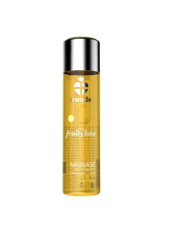 SWEDE - FRUITY LOVE MASSAGEÖL MIT WÄRMENDEM EFFEKT TROPISCHES FRUCHTIG