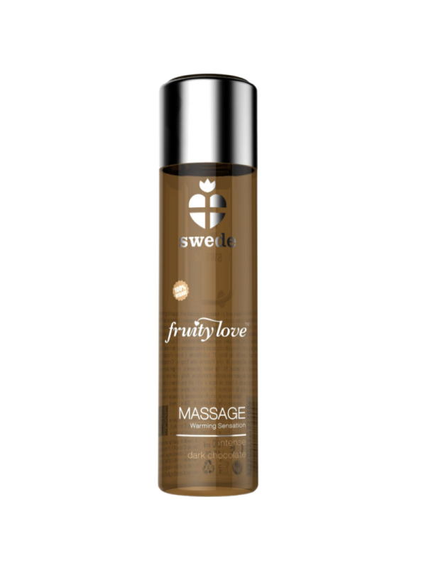 SWEDE - FRUITY LOVE HUILE DE MASSAGE EFFET CHAUFFANT CHOCOLAT NOIR INT