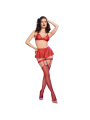 CHILIROSE - CR 4716 CONJUNTO 3 PIEZAS ROJO S