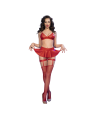 CHILIROSE - CR 4716 ENSEMBLE 3 PIÈCES ROUGE S