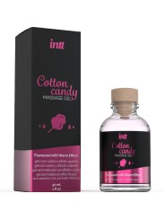 INTT MASSAGE & ORAL SEX - MASSAGE GEL WITH COTTON CANDY FLAVOR AND HEA