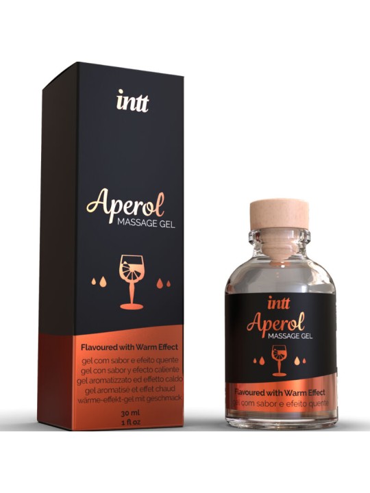 INTT MASSAGE & ORAL SEX - GEL DE MASSAGE APEROL EFFET CHALEUR INTENSE