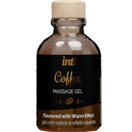 INTT MASSAGE & ORAL SEX - MASSAGEGEL MET KOFFIESMAAK EN WARMTE-EFFECT