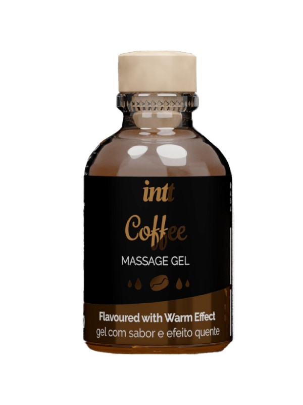 INTT MASSAGE & ORAL SEX - GEL DE MASAJE SABOR A CAFÉ EFECTO CALOR