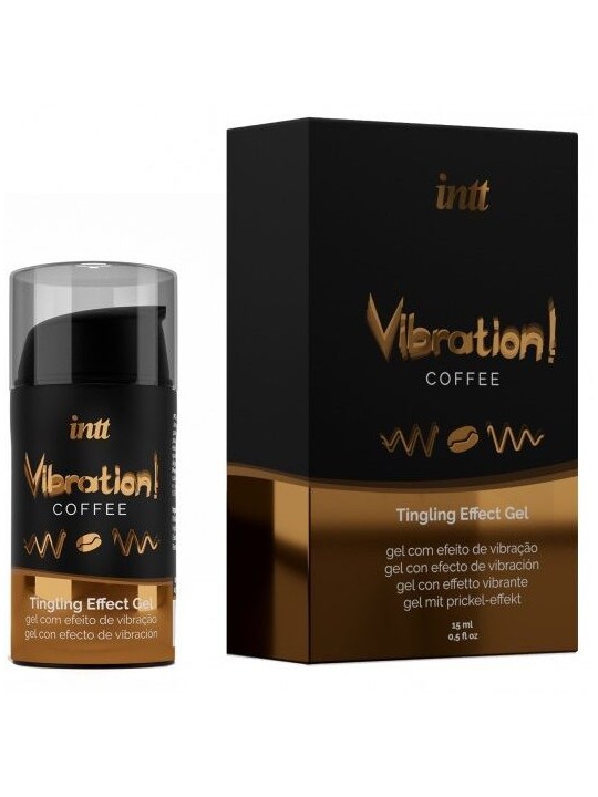 INTT MASSAGE & ORAL SEX - MASSAGEGEL MET KOFFIESMAAK EN WARMTE-EFFECT